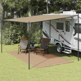 Tappeto da Tenda 200x400 cm Grigio Talpa