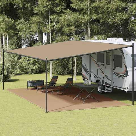 Tappeto da Tenda Tortora 400x800 cm HDPE