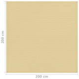 Tappeto da Tenda 200x200 cm Beige