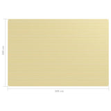 Tappeto da Tenda 200x300 cm Beige