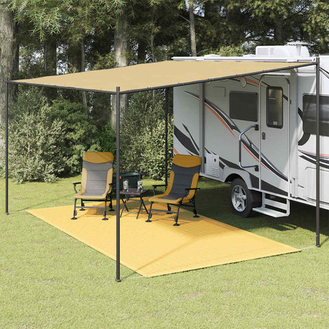 Tappeto da Tenda 200x400 cm Beige