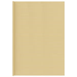 Tappeto da Tenda Beige 400x800 cm HDPE