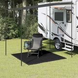 Tappeto da Tenda 200x200 cm Nero