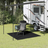 Tappeto da Tenda 200x200 cm Nero