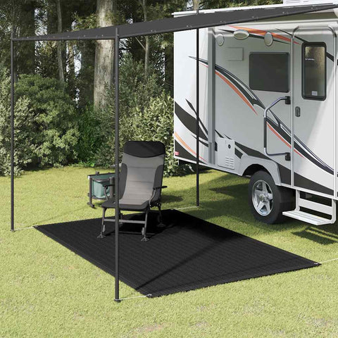 Tappeto da Tenda 250x300 cm Nero
