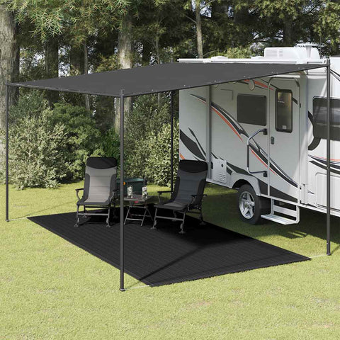 Tappeto da Tenda 250x350 cm Nero
