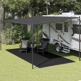 Tappeto da Tenda 250x550 cm Nero