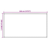 Tappeto da Tenda 250x350 cm Marrone