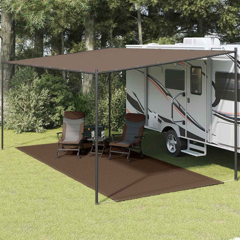 Tappeto da Tenda 250x550 cm Marrone