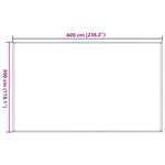 Tappeto da Tenda 300x600 cm Marrone