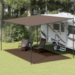Tappeto da Tenda 300x600 cm Marrone