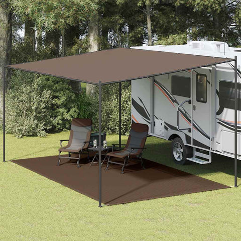 Tappeto da Tenda 300x600 cm Marrone