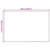 Tappeto da Tenda 400x600 cm Marrone