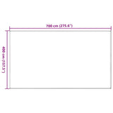 Tappeto da Tenda 400x700 cm Marrone
