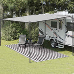 Tappeto da Tenda 250x500 cm Antracite e Bianco