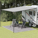Tappeto da Tenda 300x400 cm Antracite e Bianco