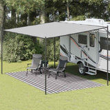 Tappeto da Tenda 300x500 cm Antracite e Bianco