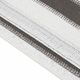 Tappeto da Tenda Antracite e Bianco 400x700 cm HDPE