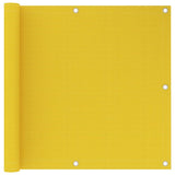 Paravento da Balcone Giallo 90x600 cm in HDPE