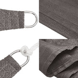 Vela Parasole 160 g/m Antracite 6x8 m in HDPE