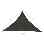 Vela Parasole 160 g/m Antracite 3x3x4,2 m in HDPE