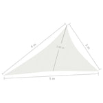 Vela Parasole 160 g/m Bianca 3x4x5 m in HDPE