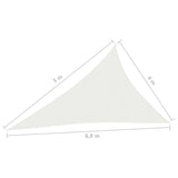 Vela Parasole 160 g/m Bianca 4x5x6,8 m in HDPE