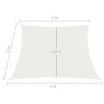 Vela Parasole 160 g/m Bianca 3/4x2 m in HDPE