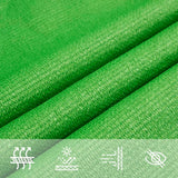 Vela Parasole 160 g/m Rettangolare Verde Chiaro 2x3,5 m HDPE