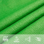 Vela Parasole 160 g/m Verde Chiaro 2,5x2,5x3,5 m in HDPE