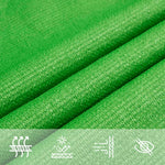 Vela Parasole 160 g/m Verde Chiaro 4x4x4 m in HDPE