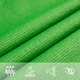 Vela Parasole 160 g/m Verde Chiaro 5x5x6 m in HDPE