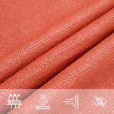 Vela Parasole 160 g/m Quadrata Terracotta 4,5x4,5 m in HDPE
