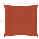 Vela Parasole 160 g/m Terracotta 2,5x3 m in HDPE