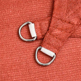 Vela Parasole 160 g/m Trapezio Terracotta 3/4x3 m in HDPE