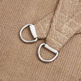 Vela Parasole 160 g/m Grigio Talpa 3,6x3,6x3,6 m in HDPE