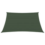 Vela Parasole 160 g/m Verde Scuro 2,5x2,5 m in HDPE