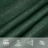 Vela Parasole 160 g/m Verde Scuro 4x5x5 m in HDPE