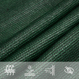 Vela Parasole 160 g/m Verde Scuro 3/4x3 m in HDPE
