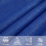 Vela Parasole 160 g/m Blu 3x3x3 m in HDPE