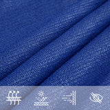 Vela Parasole 160 g/m Triangolare Blu 3,6x3,6x3,6 m in HDPE