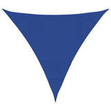 Vela Parasole 160 g/m Triangolare Blu 4,5x4,5x4,5 m in HDPE