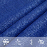 Vela Parasole 160 g/m Triangolare Blu 4,5x4,5x4,5 m in HDPE