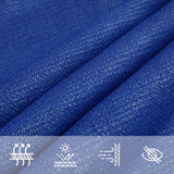 Vela Parasole 160 g/m Triangolare Blu 6x6x6 m in HDPE