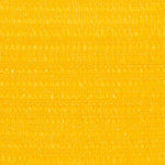 Vela Parasole 160 g/m Quadrata Giallo 4,5x4,5 m in HDPE