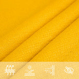 Vela Parasole 160 g/m Rettangolare Giallo 2x3,5 m in HDPE