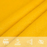 Vela Parasole 160 g/m Rettangolare Giallo 6x8 m in HDPE