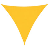 Vela Parasole 160 g/m Triangolare Giallo 3x3x3 m in HDPE