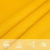 Vela Parasole 160 g/m Triangolare Giallo 3x3x3 m in HDPE