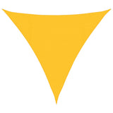 Vela Parasole 160 g/m Triangolare Giallo 4x4x4 m in HDPE